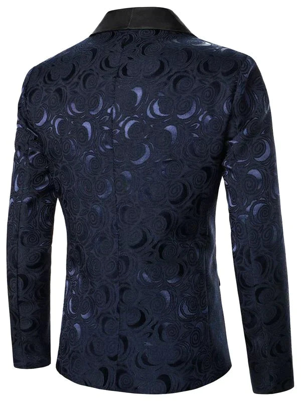 Men's Gold & Black Blazer Dinner Jacket