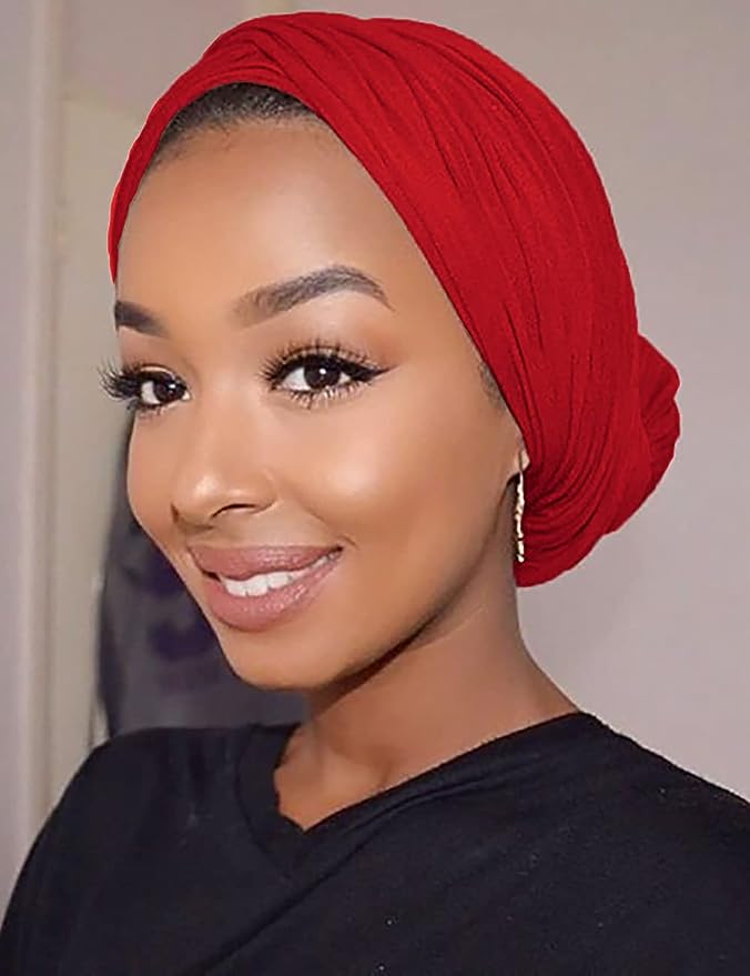 Exotic Deep Red Headwrap