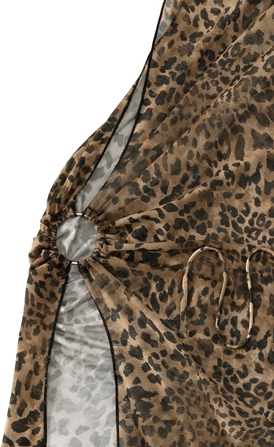 Sexy Animal Print Bikini & Cover-up Set