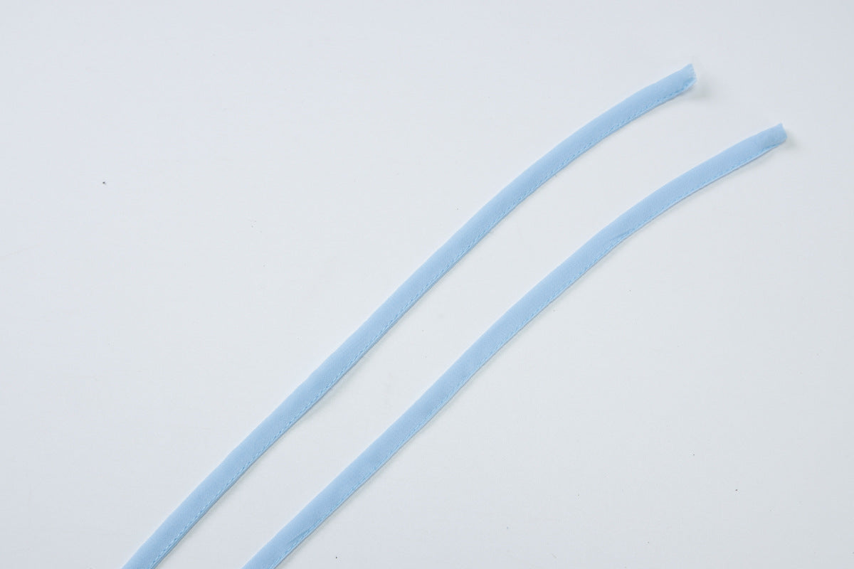 Sexy Baby Blue Chiffon Trapeze Mini Dress