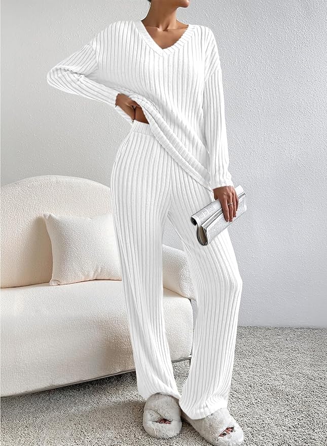 Cozy Black 2pc Loungewear Set