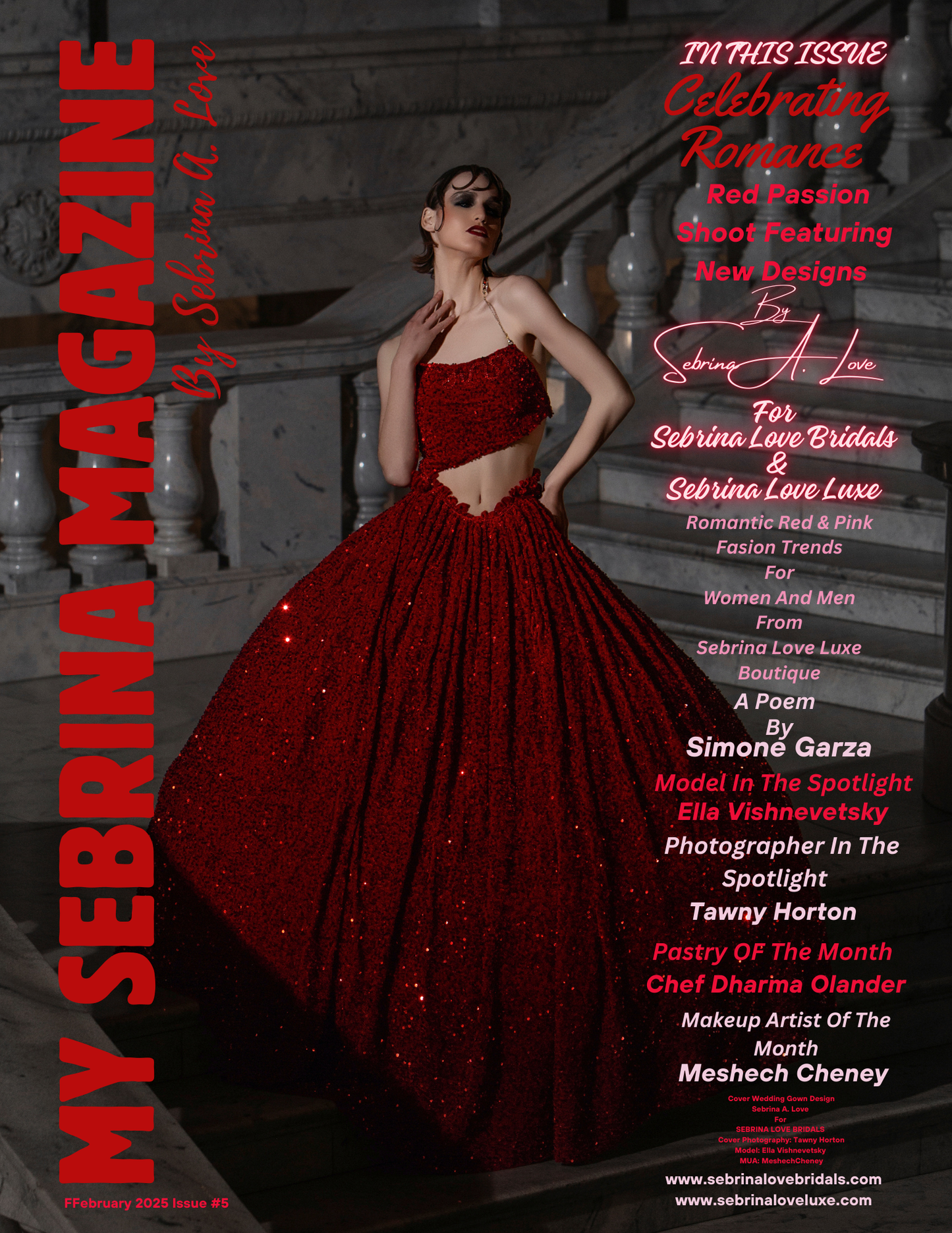 MY SEBRINA MAGAZINE -Print- (February 2025 Valentines Issue) Free Gift Card with magazine