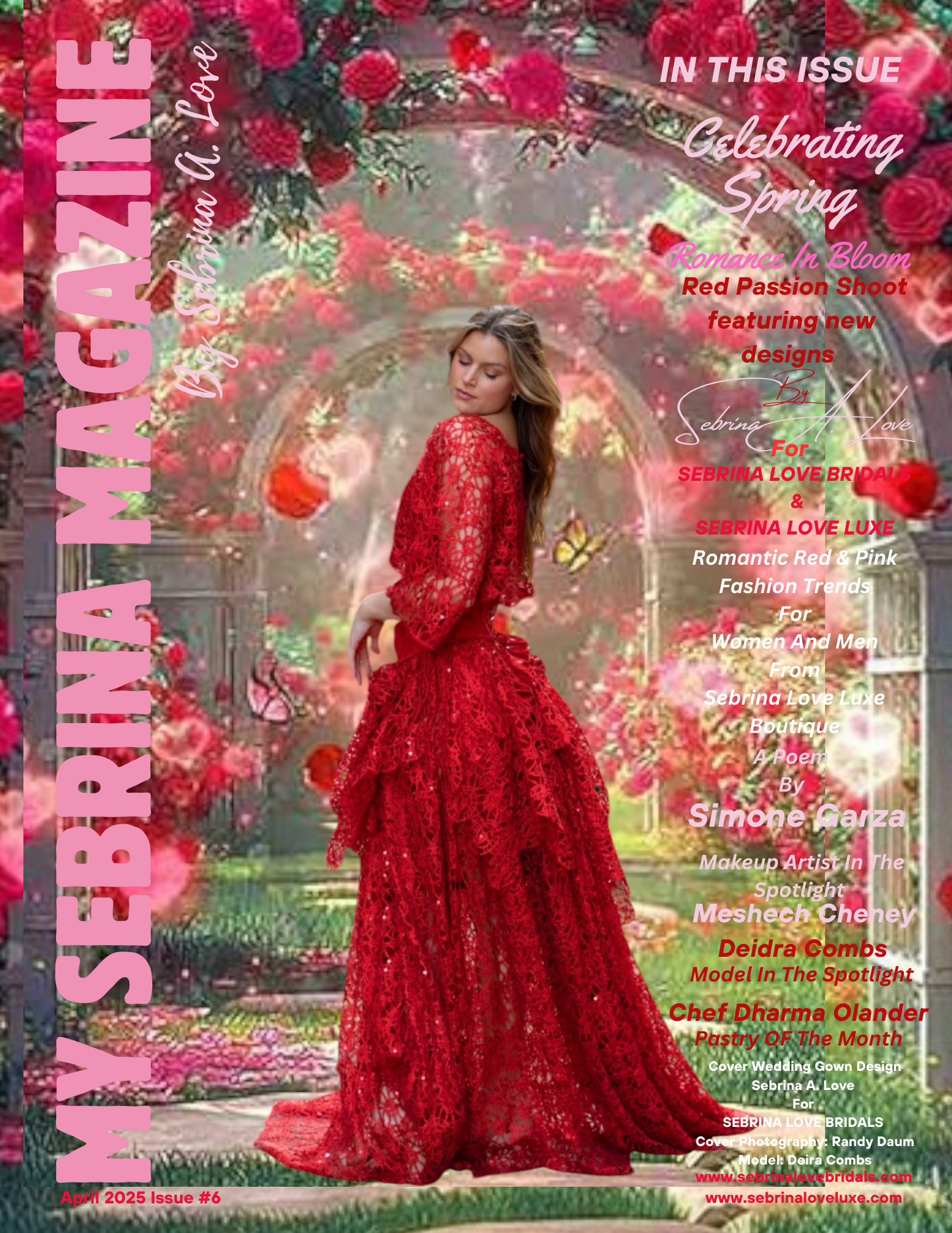 MY SEBRINA MAGAZINE -Print- (April 2025 Spring In Bloom Issue) Free Gift Card with magazine