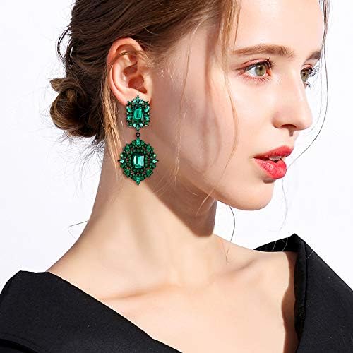 Elegant Vintage Inspired Gemstone Reign Medieval Style Earrings