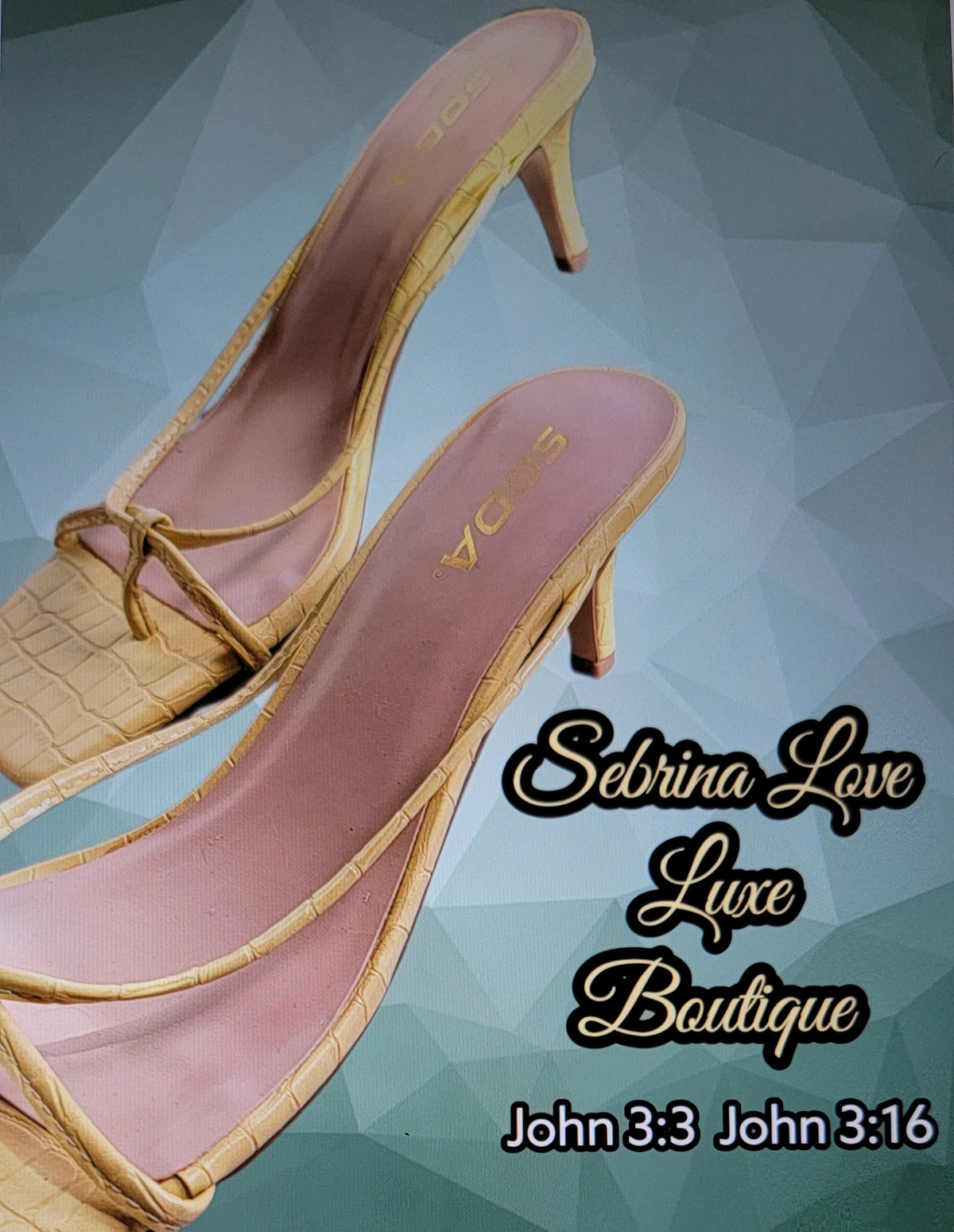 Sexy Yellow Thong Kitten Heel Mules