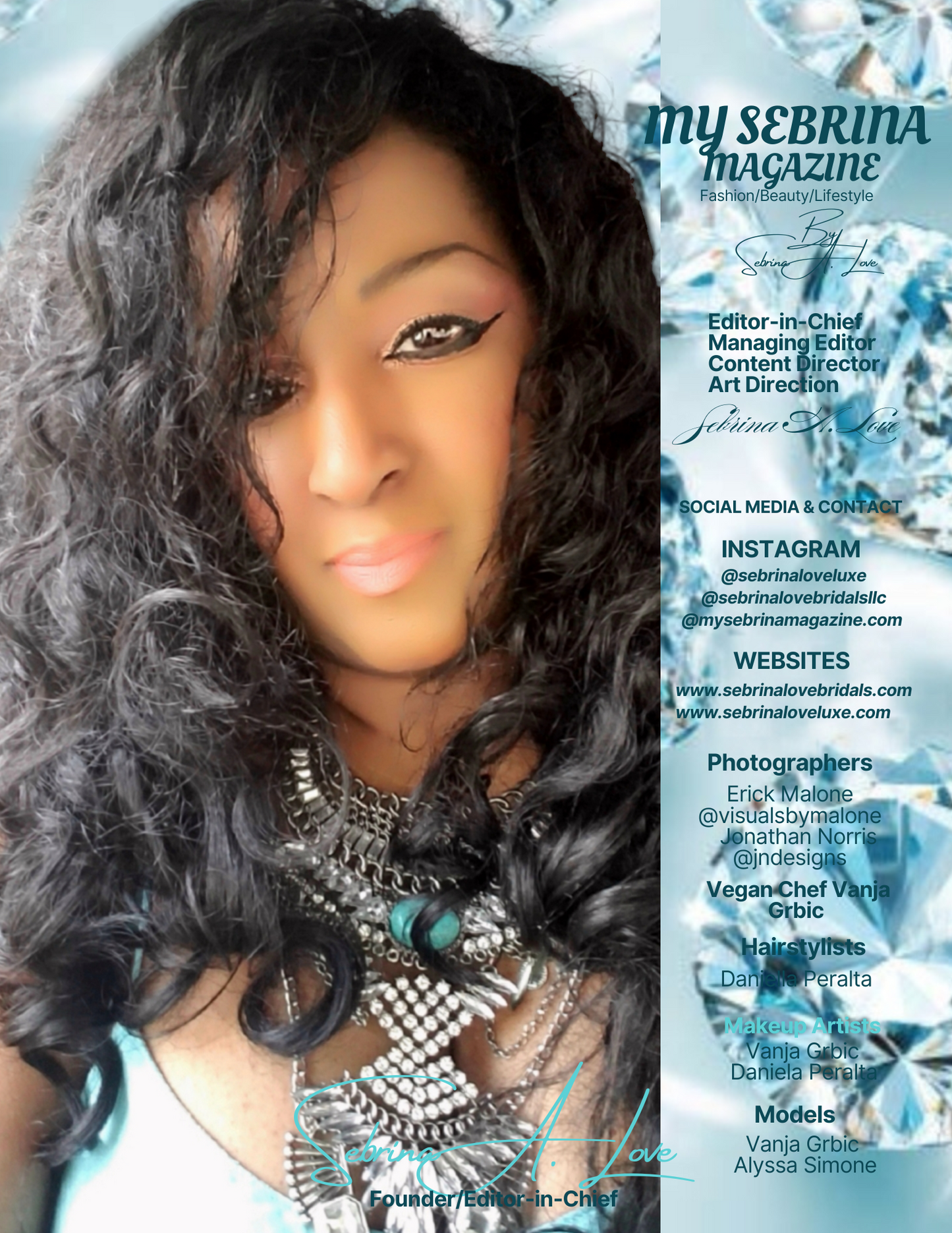 MY SEBRINA MAGAZINE -Print- (January 2025 New Years Issue Issue) Free Gift Card with magazine
