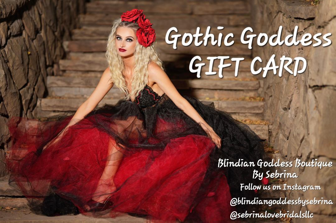 Sebrina Love Luxe Boutique GOTHIC THEME GIFTCARD