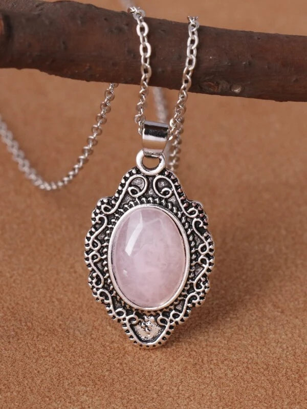 Pink Gothic Pendant