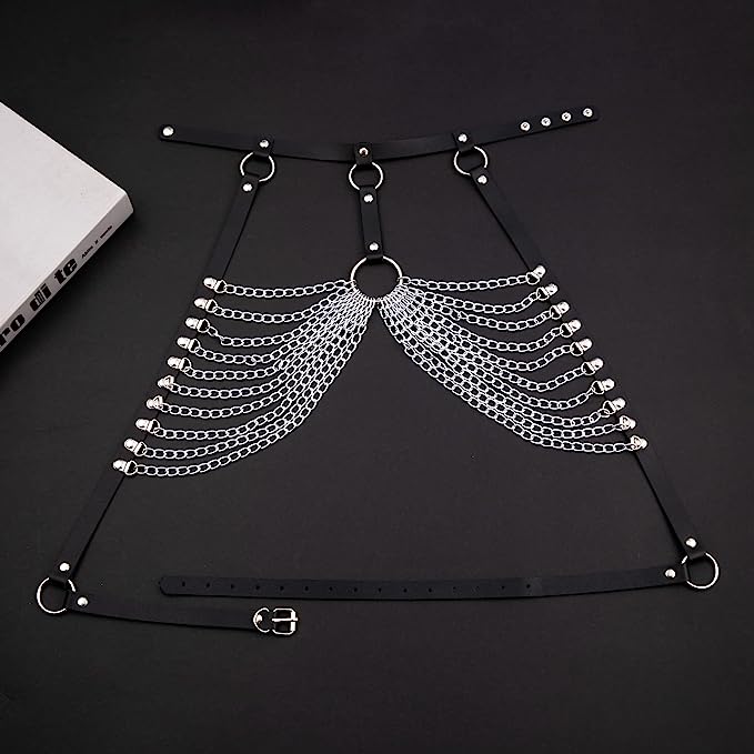 Sexy Gothic Romance Harness Chain Body Jewelry Set