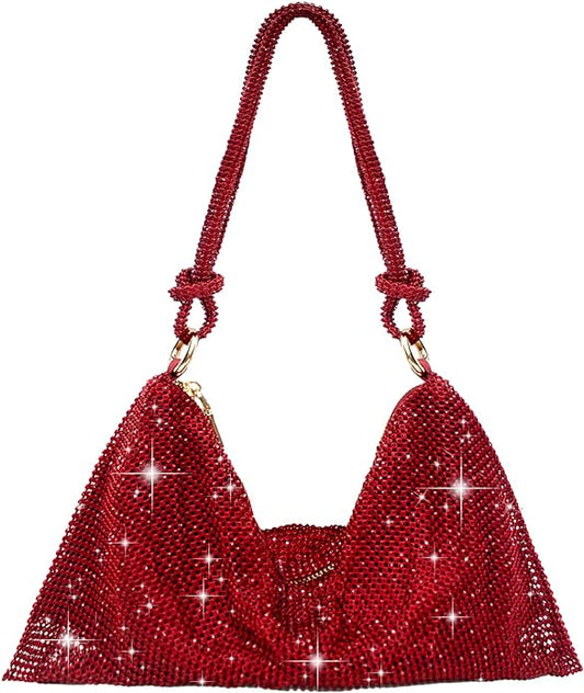 Red Rhinestone Purse