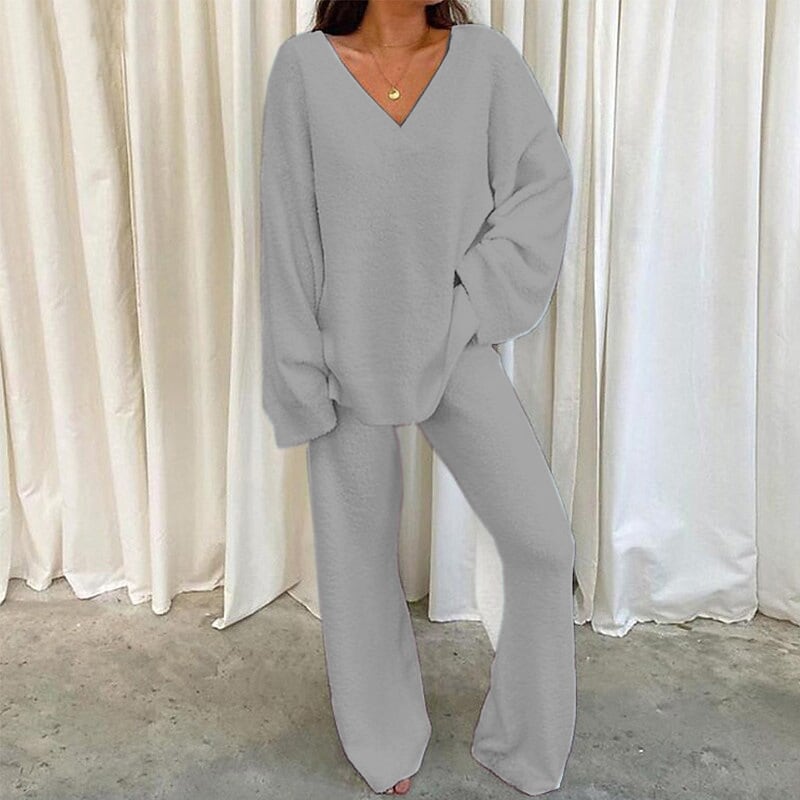 Cozy Grey 2pc Loungewear Set