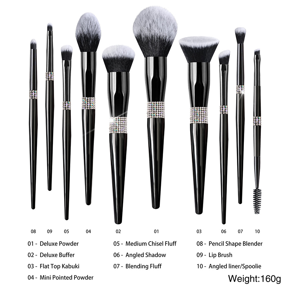 Gothic Diamond Makeup Artistry Brush Set