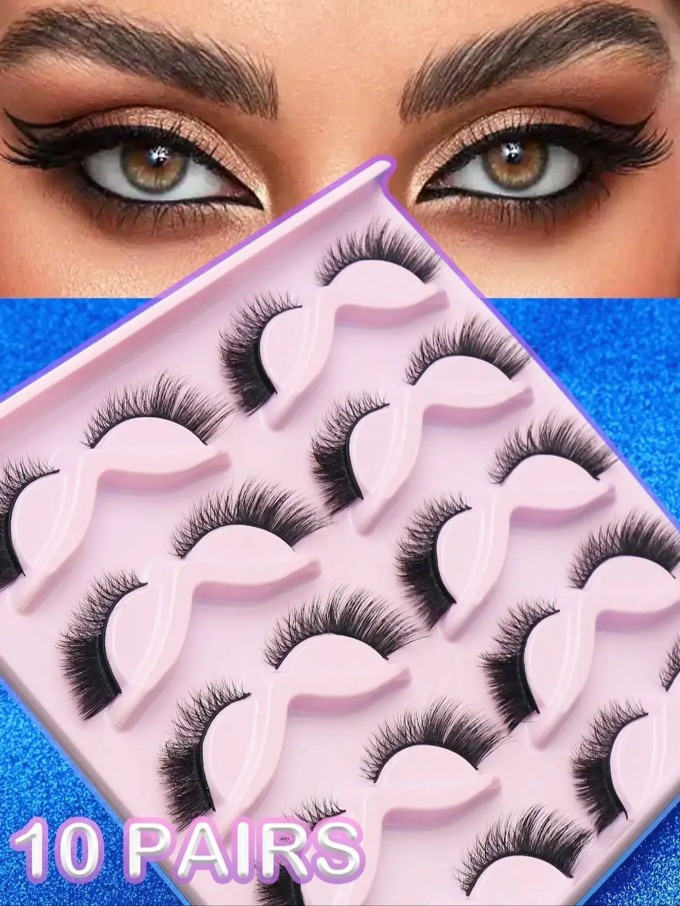 Sexy Cat Eye Lashes (5 Pairs)