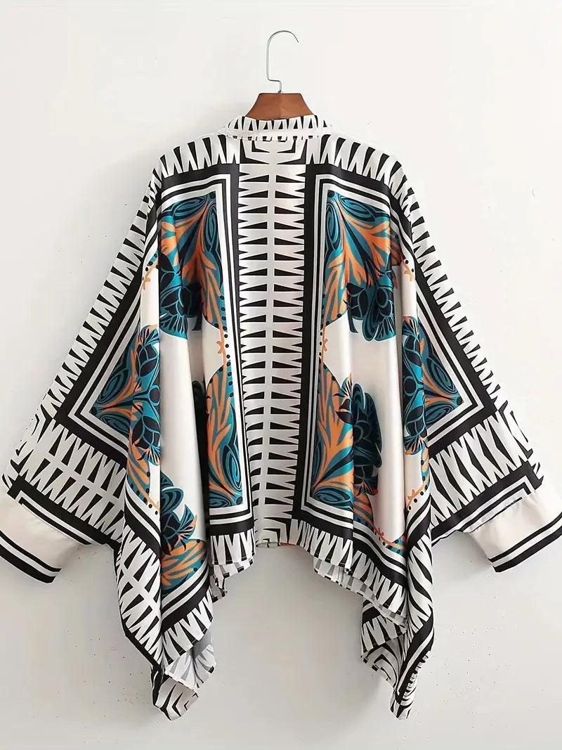 Native American Print 2 Piece Tunic Top & Pant Set