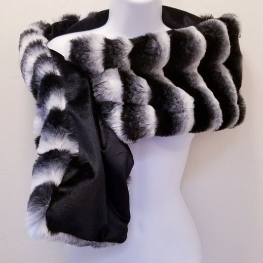 Faux Chinchilla Fur Wrap (Custom Order)