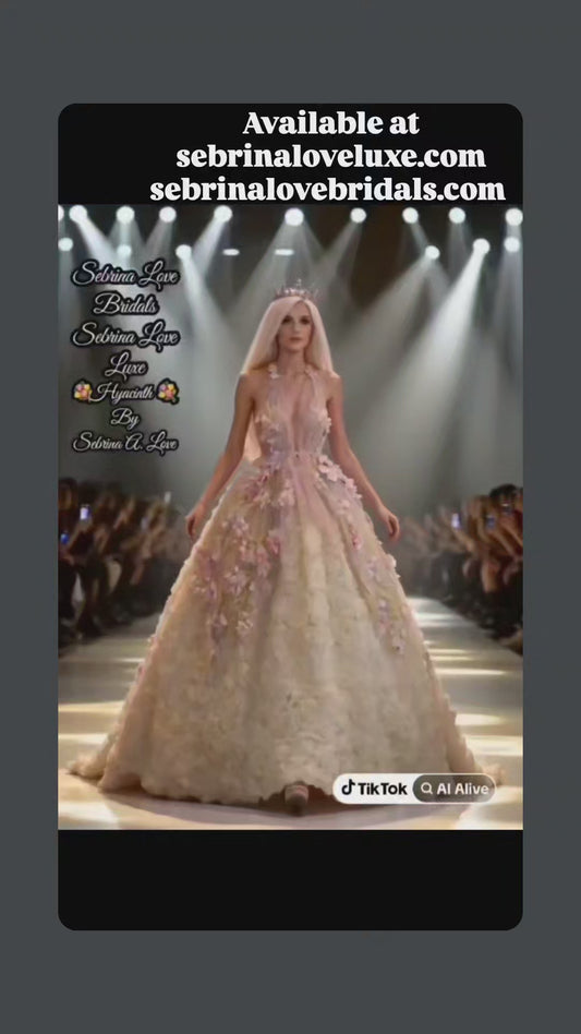 "HYACINTH" Garden Wedding Ballgown Set (SAMPLE GOWN SET ONLY)