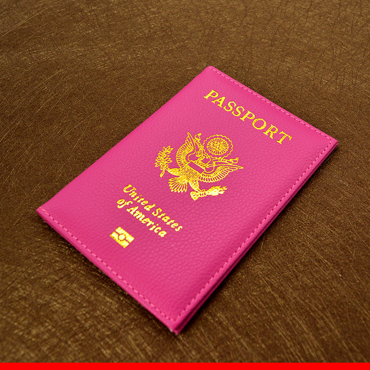 Hot Pink Passport Holder