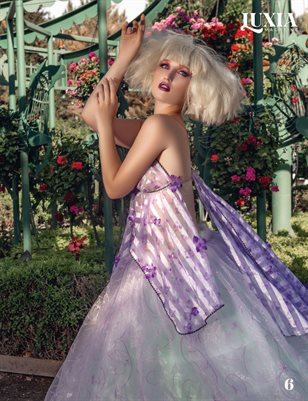 Sample Gown Set "GRETCHEN" Lavender & Mint Wedding Ballgown Set