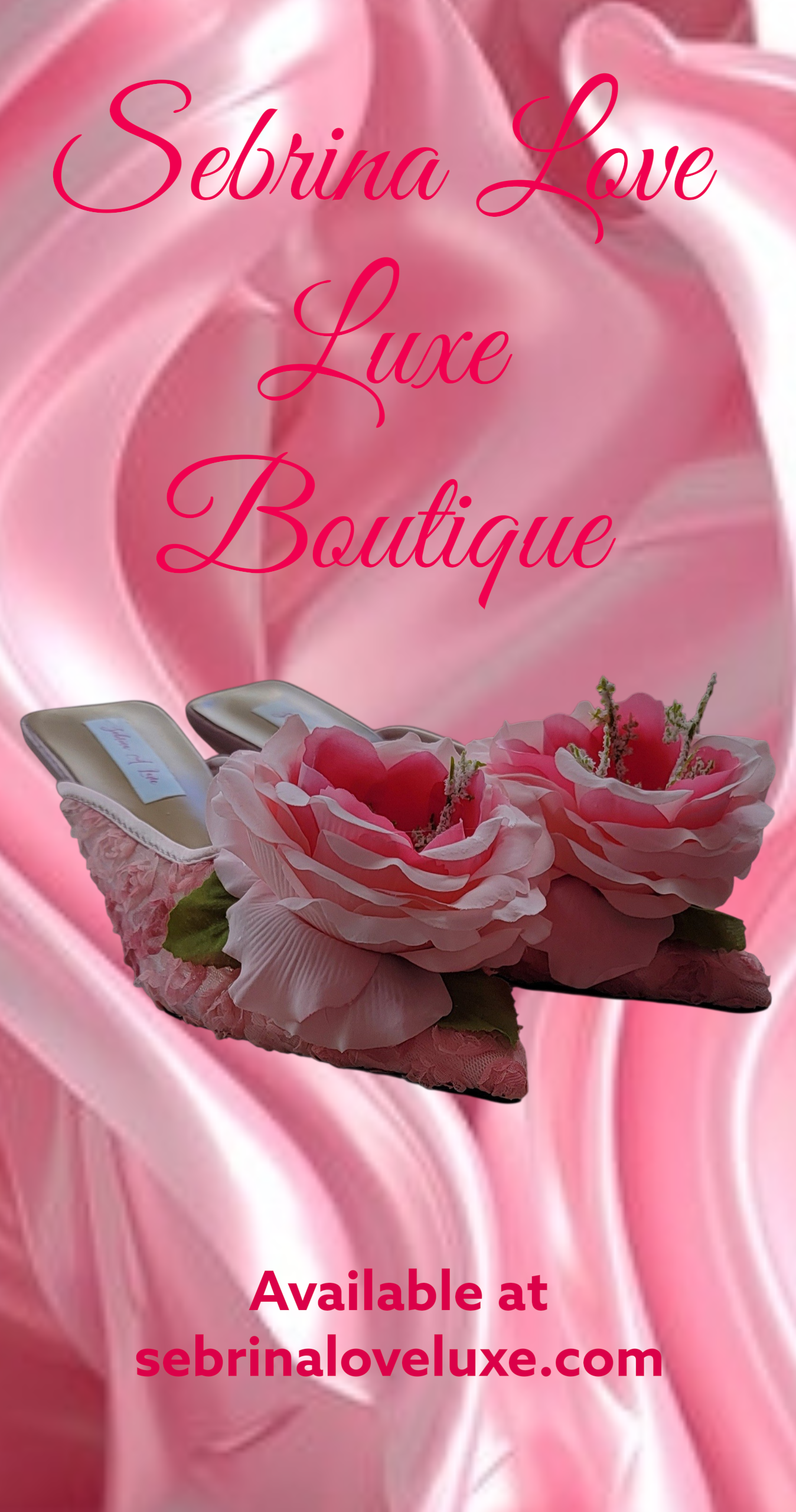 The "Eleana Rose" Pink Tulle Rose Mules