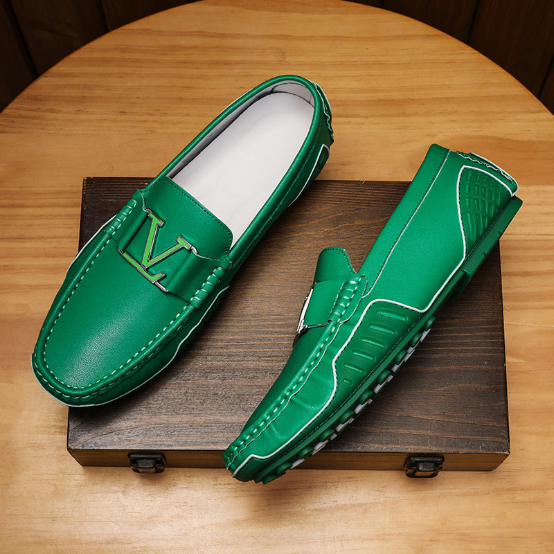 Kelly Green Men's Driving Moccasins