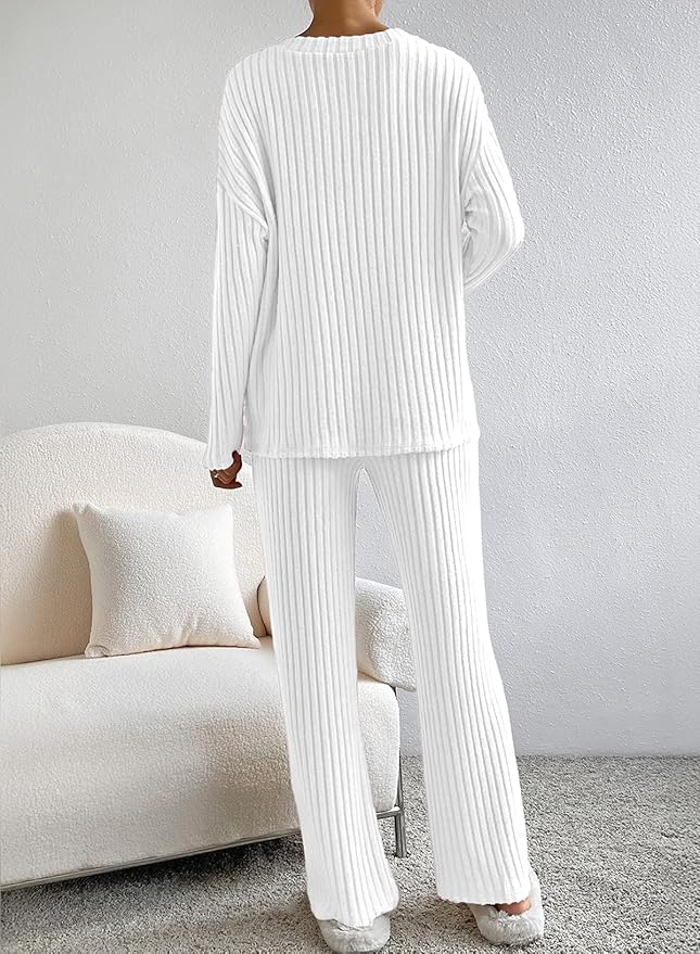 Cozy Black 2pc Loungewear Set