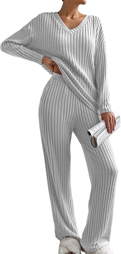 Cozy Grey 2pc Loungewear Set