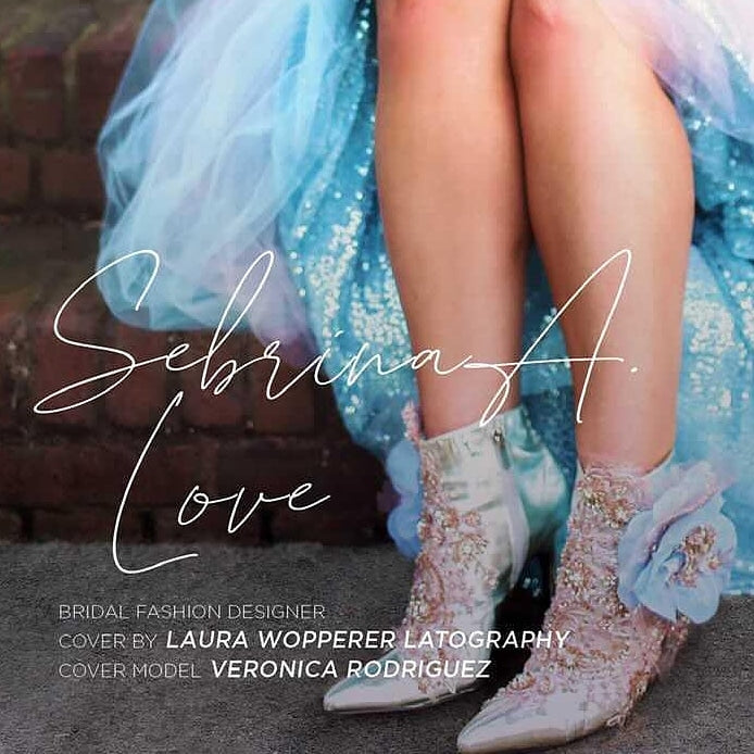 The "VERONICA" Ocean Sequin Lace Tulle Wedding Ballgown Set