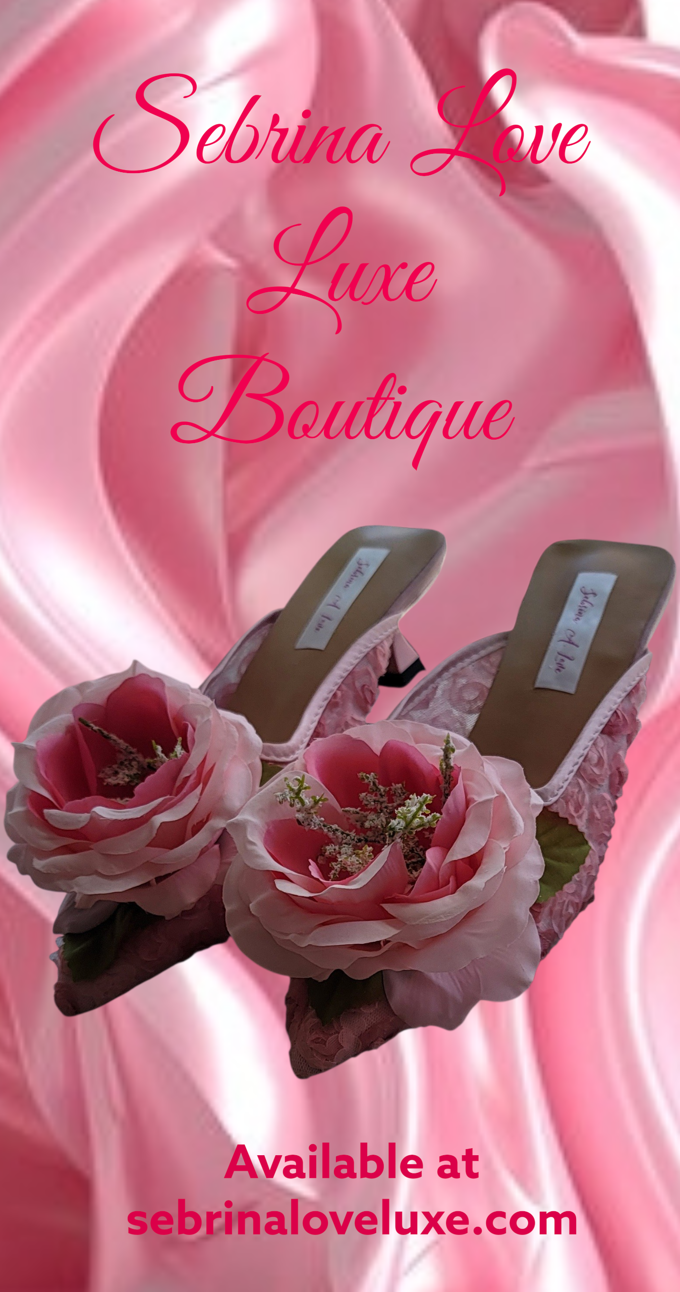 The "Eleana Rose" Pink Tulle Rose Mules