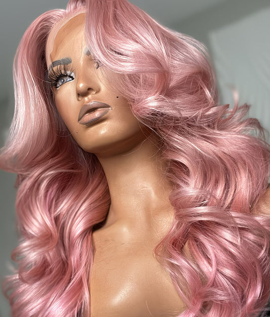 Beautiful Pink Cosplay Party Wig