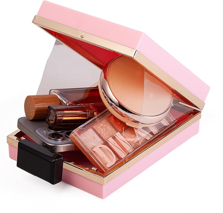 Light Pink Paris Perfume Bottle Inspired Purse