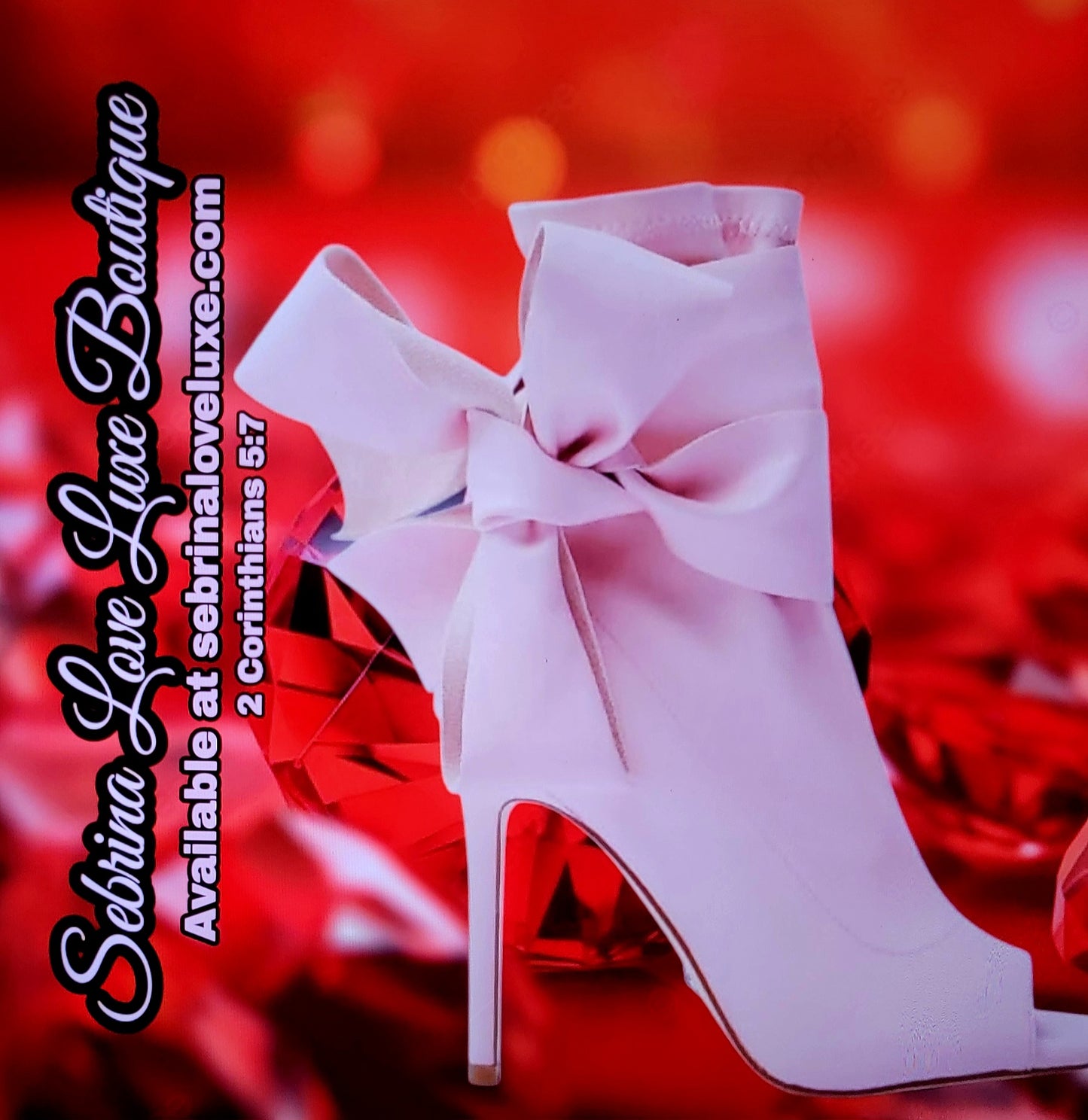Flirty Light Pink Bow Detail Peeptoe Ankle Boots (PRE-ORDER ITEM)