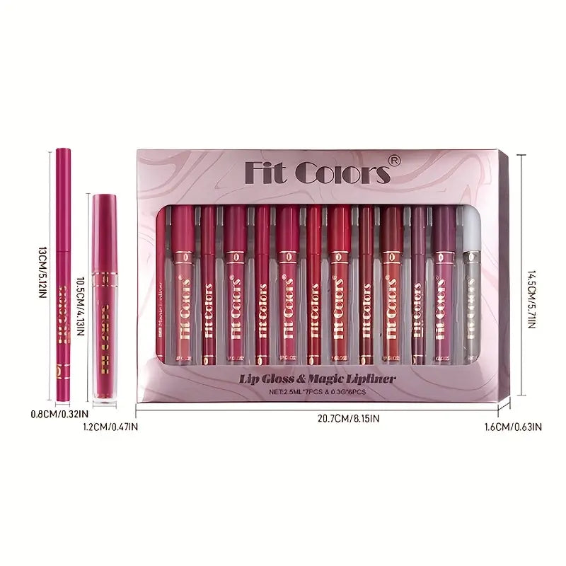 Glam Makeup Assorted Lip Color Set