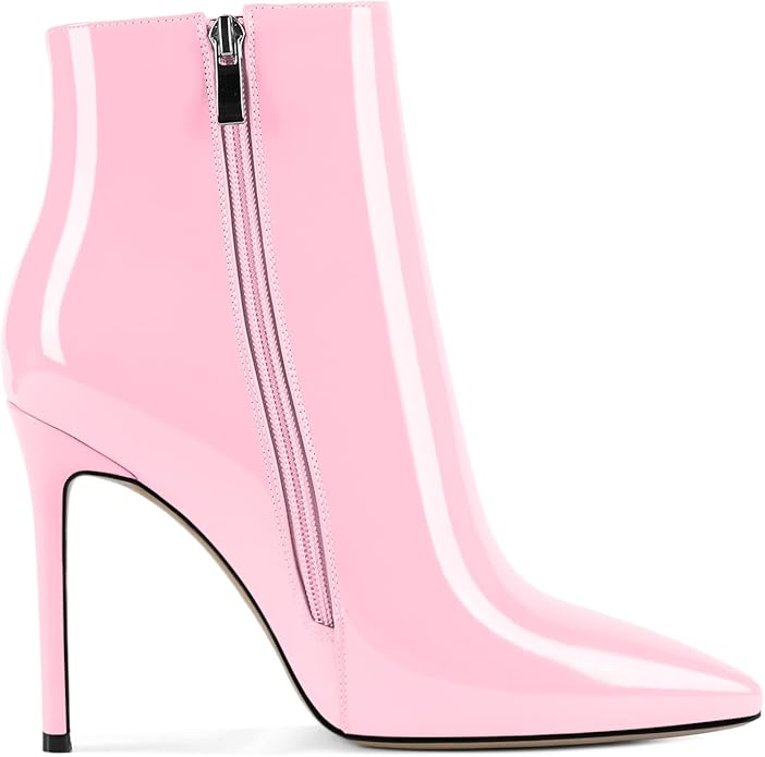 Beautiful Light Pink Ankle Boots