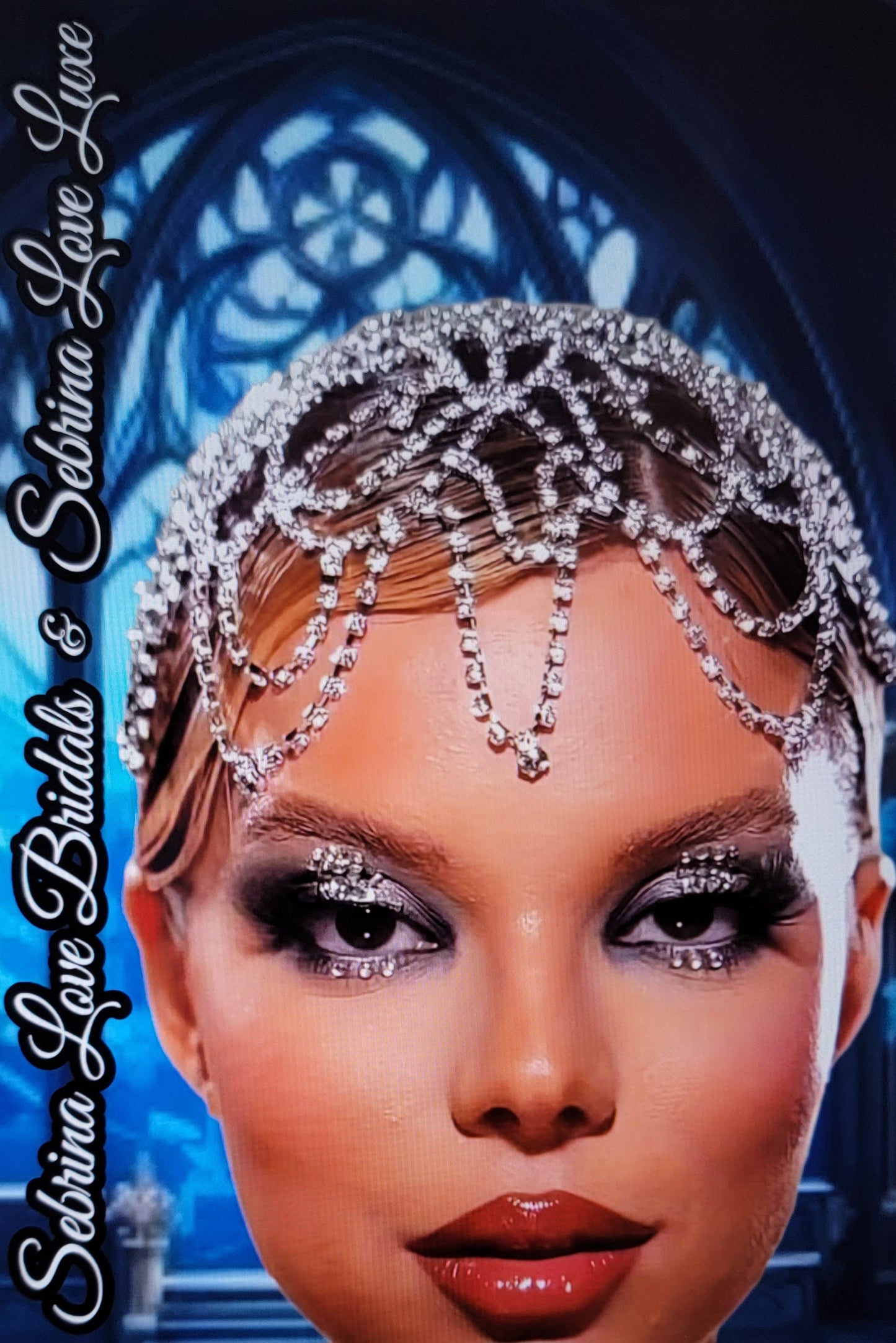 Gatsby Vintage Inspired Gold Crystal Diamante Headpiece