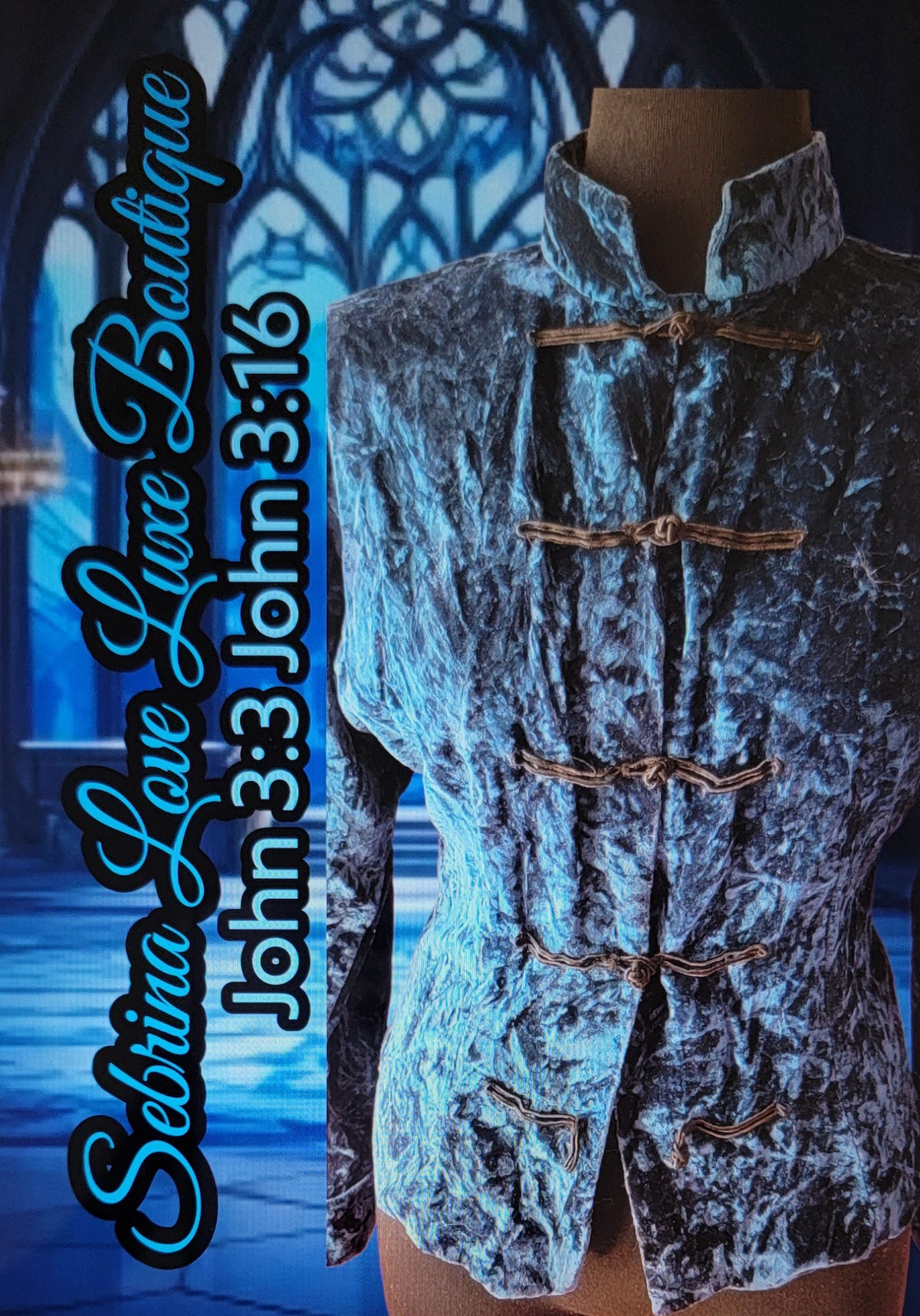 Elegant Vintage Victoria's Secret Teal Velvet Victorian Inspired Fitted Jacket