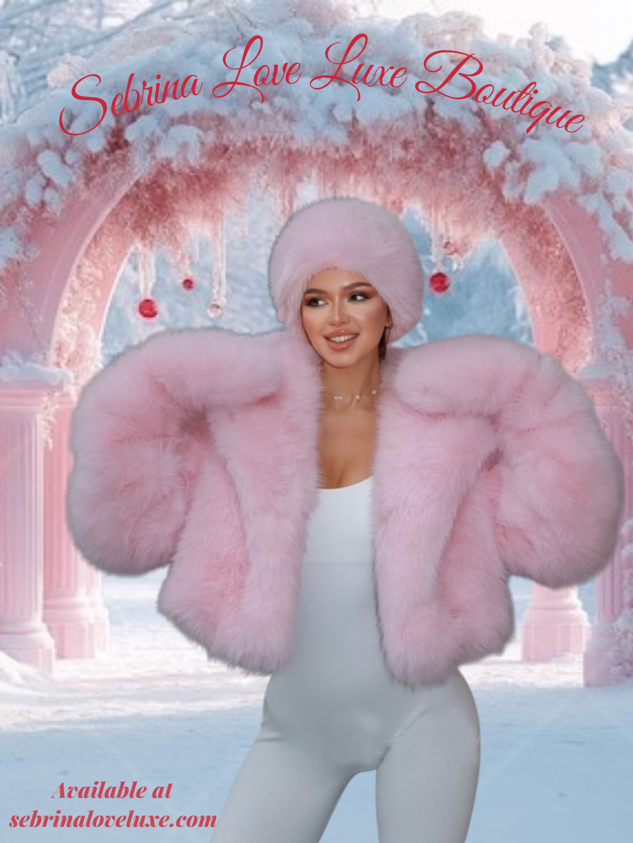Luxe Plush Soft Pink Faux Fur Jacket