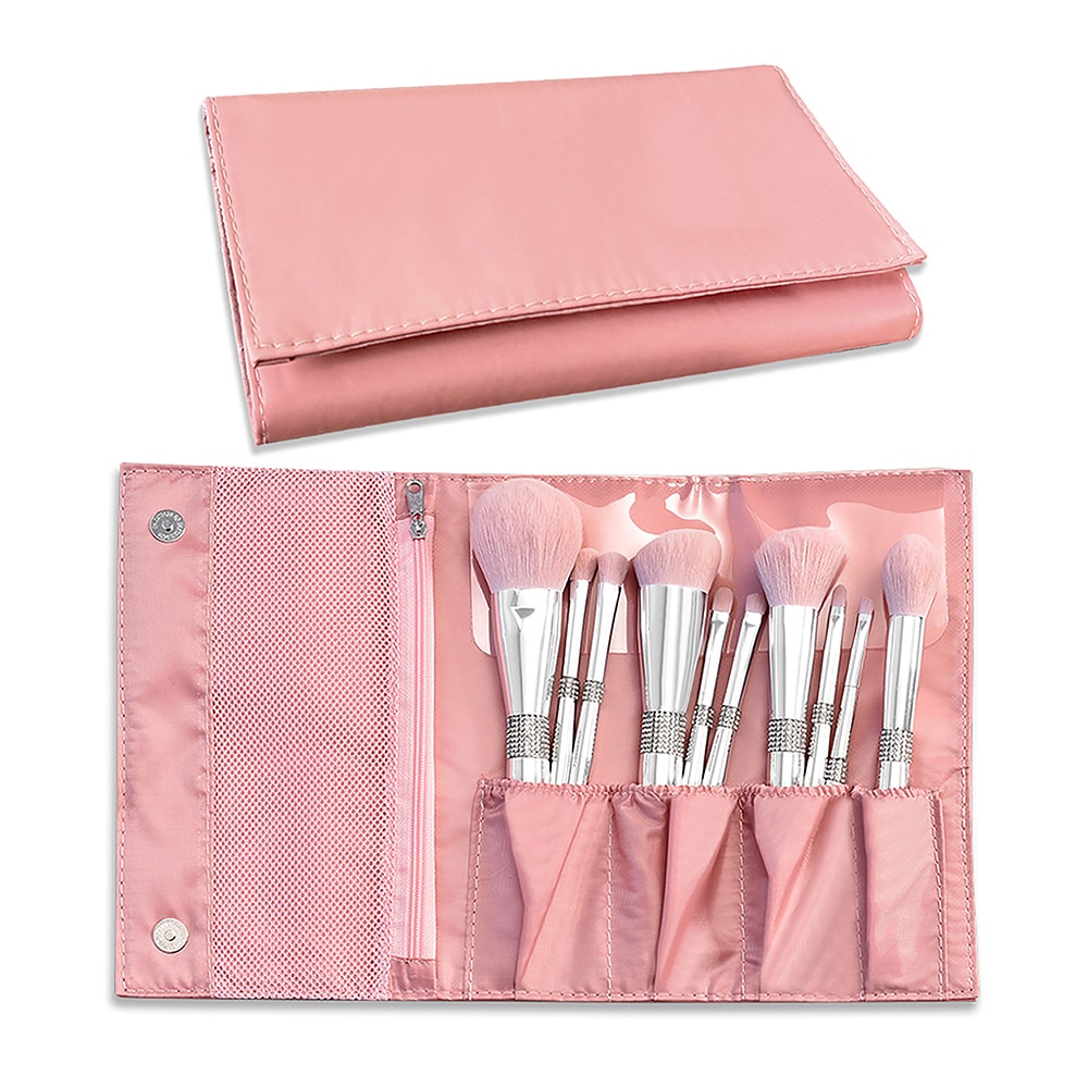 Light Pink Diamond Makeup Artistry Brush Set