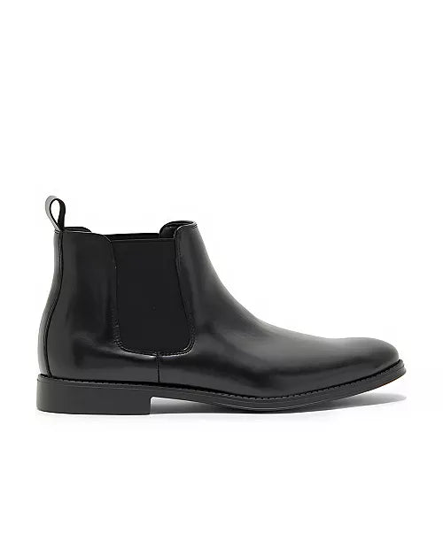 RUSH Black Chelsea Men's Drivers Ankle Boots