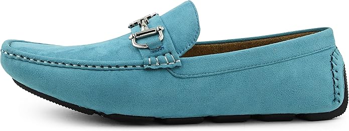 Ocean Blue Men's Drivers Moccasins