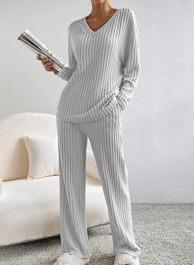 Cozy Grey 2pc Loungewear Set