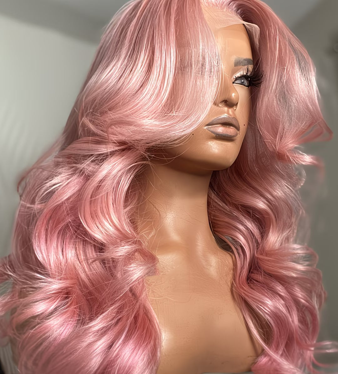 Beautiful Pink Cosplay Party Wig