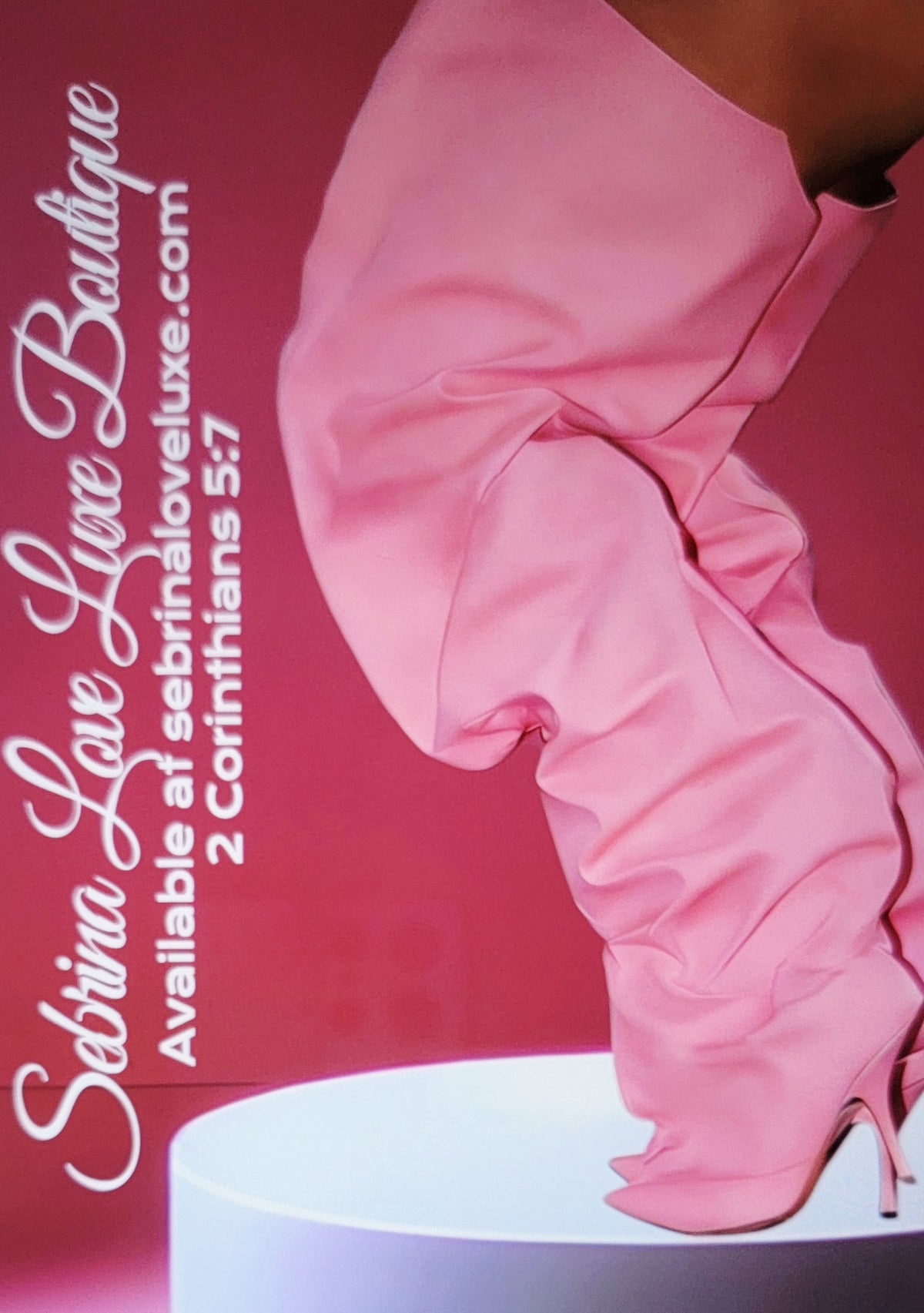 Sexy Candy Pink Faux Slouchy Over The Knee Thigh Boots