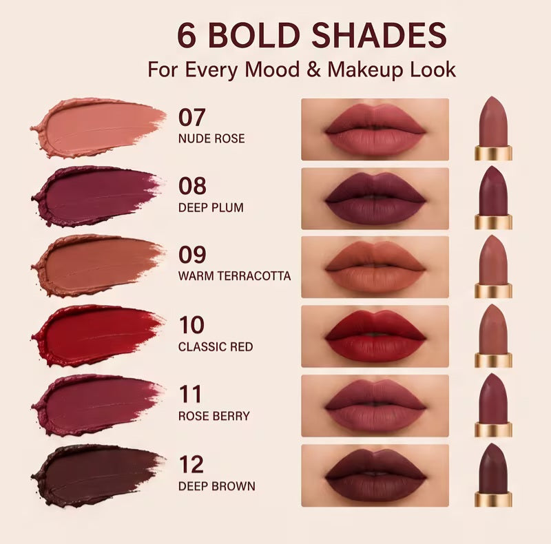 Glam Makeup Assorted Lipstick Color Set