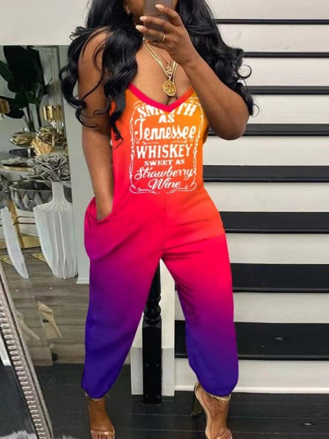 Tie Dye Multicolor Tennessee Whiskey Onesie Jumpsuit